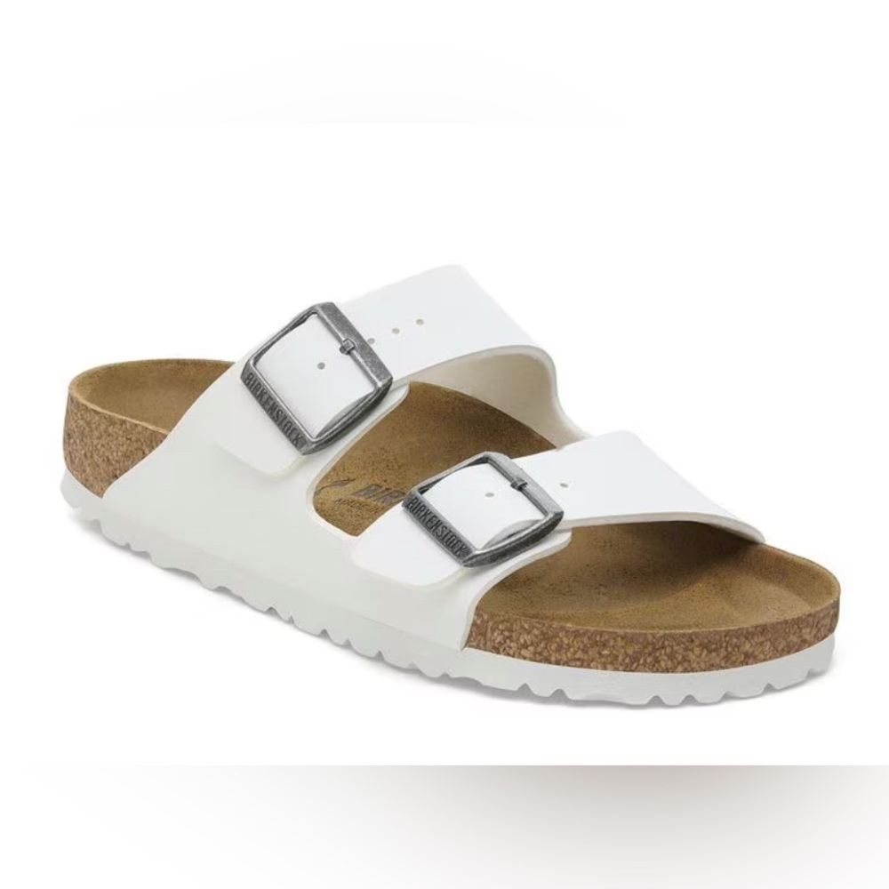 Birkenstock Arizona White Sandals 39
